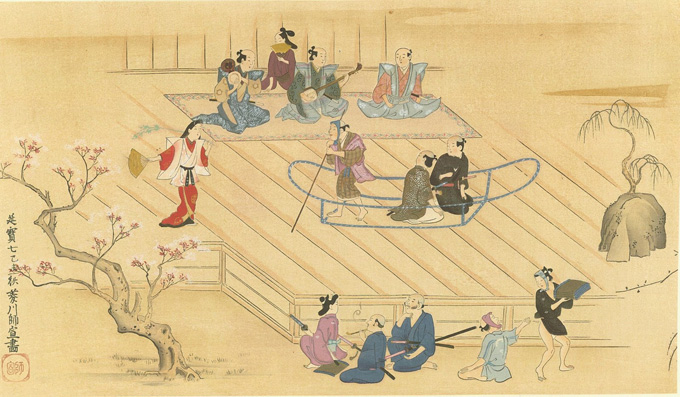 The Sumida Gawa by Hishikawa Moronobu